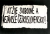 Transparent demonstrantů z Rudého náměstí zabavený během protestu 25. 8. 1968. Fotografie se dochovala v archivu Moskevského městského soudu, odkud jej získala Natalia Gorbaněvská (Archiv Natalie Gorbaněvské)