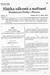 Vládní nařízení ze dne 4. července 1939 o právním postavení Židů ve veřejném životě. Sbírka zákonů a nařízení Protektorátu Čechy a Morava. Ročník 1940.